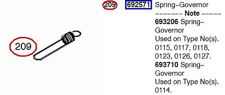Service Part Numbers Engine Replacement Part Numbers Briggs & Stratton